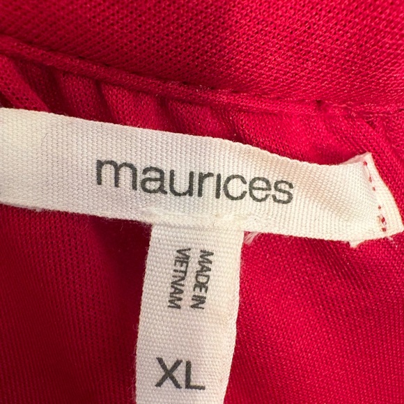 Red Sparkly Sleeveless Top NWT Size XL - Picture 9 of 9